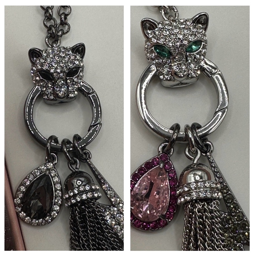 Bomb Party Lightning Leopard Glam Panther Pendant Necklace both versions RBP6246